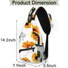 bisibuy Yellow Sunflower Sling Bag for Women Men Crossbody Sling Backpack Shoulder Bag Chest Bag Daypack for Travel Hiking Outdoor view 2