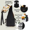 bisibuy Yellow Sunflower Sling Bag for Women Men Crossbody Sling Backpack Shoulder Bag Chest Bag Daypack for Travel Hiking Outdoor view 4