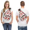 bisibuy Fruits Strawberry Design Sling Bag for Women Men Crossbody Sling Backpack Shoulder Bag Chest Bag Daypack for Travel Hiking Outdoor view 2