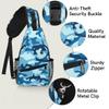 bisibuy Abstract Camouflage Camo Sling Bag for Women Men Crossbody Sling Backpack Shoulder Bag Chest Bag Daypack for Travel Hiking Outdoor view 3