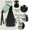 bisibuy Pretty Daisy Sling Bag for Women Men Crossbody Sling Backpack Shoulder Bag Chest Bag Daypack for Travel Hiking Outdoor view 4