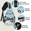 bisibuy Cartoon Penguin Merry Christmas Sling Bag for Women Men Crossbody Sling Backpack Shoulder Bag Chest Bag Daypack for Travel Hiking Outdoor view 3