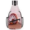 bisibuy Beach Sea Shell Nautilus Sling Bag for Women Men Crossbody Sling Backpack Shoulder Bag Chest Bag Daypack for Travel Hiking Outdoor view 1