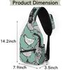 bisibuy Chicken Sling Bag for Women Men Crossbody Sling Backpack Shoulder Bag Chest Bag Daypack for Travel Hiking Outdoor view 2