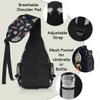 bisibuy Cartoon Space Rocket Spaceship Sling Bag for Women Men Crossbody Sling Backpack Shoulder Bag Chest Bag Daypack for Travel Hiking Outdoor view 4