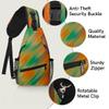 bisibuy Color Psychedelic Pattern Sling Bag for Women Men Crossbody Sling Backpack Shoulder Bag Chest Bag Daypack for Travel Hiking Outdoor view 3