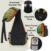 bisibuy Color Psychedelic Pattern Sling Bag for Women Men Crossbody Sling Backpack Shoulder Bag Chest Bag Daypack for Travel Hiking Outdoor view 4