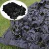 ACHZYFT Black Camouflage Net,Camouflage Netting,6x10m/7x10m/8x10m/10x10m,for Car Covers Tent Sunshade Camping Sun Shelter Blind Shooting Hunting Party Decoration Photography Background(Size:2mX6m) view 1