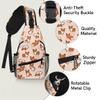 bisibuy Cartoon Corgis Dog Pattern Sling Bag for Women Men Crossbody Sling Backpack Shoulder Bag Chest Bag Daypack for Travel Hiking Outdoor view 3