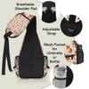 bisibuy Cartoon Corgis Dog Pattern Sling Bag for Women Men Crossbody Sling Backpack Shoulder Bag Chest Bag Daypack for Travel Hiking Outdoor view 4