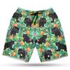 Men's Black Jaguar Swim Trunks - Pineapple Quick-Dry Hawaiian Swim Shorts for Men Series 02 Size Size L view 1