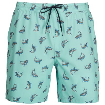 Salt Life Sandbar Sunday Volley Short, Aruba Blue, Small