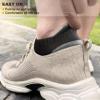 BULLIANT Mens Socks 6 Pairs-Athletic Ankle Socks Cushioned No Show For Men Running-Arch Compression Support(6Pairs,Shoes Size:Men 10-12) view 2
