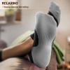 BULLIANT Mens Socks 6 Pairs-Athletic Ankle Socks Cushioned No Show For Men Running-Arch Compression Support(6Pairs,Shoes Size:Men 10-12) view 3