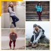 2 Pack Fleece Lined Leggings for Women - Thermal Winter Warm Tights Tummy Control High Waisted Workout Yoga Pants view 2