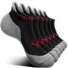 BULLIANT Mens Socks 6 Pairs-Athletic Ankle Socks Cushioned No Show For Men Running-Arch Compression Support(6Pairs,Shoes Size:Men 8-9) view 1
