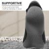 BULLIANT Mens Socks 6 Pairs-Athletic Ankle Socks Cushioned No Show For Men Running-Arch Compression Support(6Pairs,Shoes Size:Men 8-9) view 4