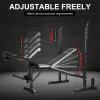 Edostory Olympic adjustable Weight Bench Set, Weight Cable Pulley System, Workout Equipment for Home Workouts, Bench Press with Preacher Curl, Leg Developer, Home Gym Full Body Workout view 3