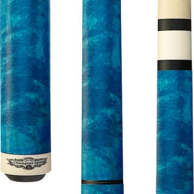Champion Cerberus and Eros Series Heavy Hitter Jump Break Cue - 19-26 oz 3 Piece Pool Stick for Explosive Breaks and Effortless Jumps (KB-3 Turquoise, 18 OZ)