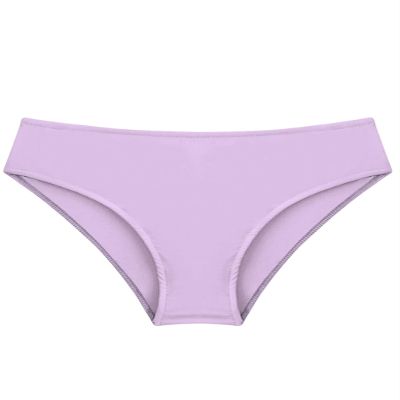 Hedmy Kids Girls' Slim Swimming Bottom with Lining UPF50+ Sun Protection Rash Guard Swim Brief for Youth Lavender 10 Years