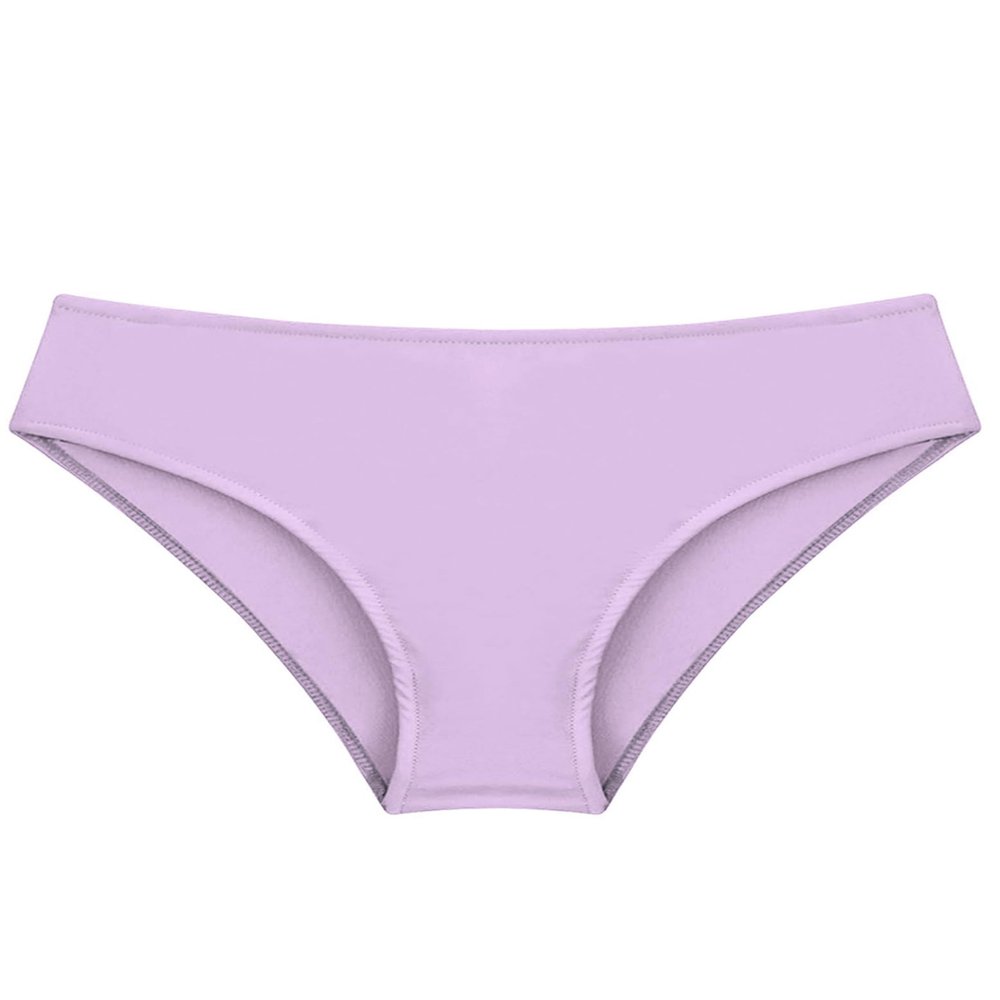 Hedmy Kids Girls' Slim Swimming Bottom with Lining UPF50+ Sun Protection Rash Guard Swim Brief for Youth Lavender 10 Years