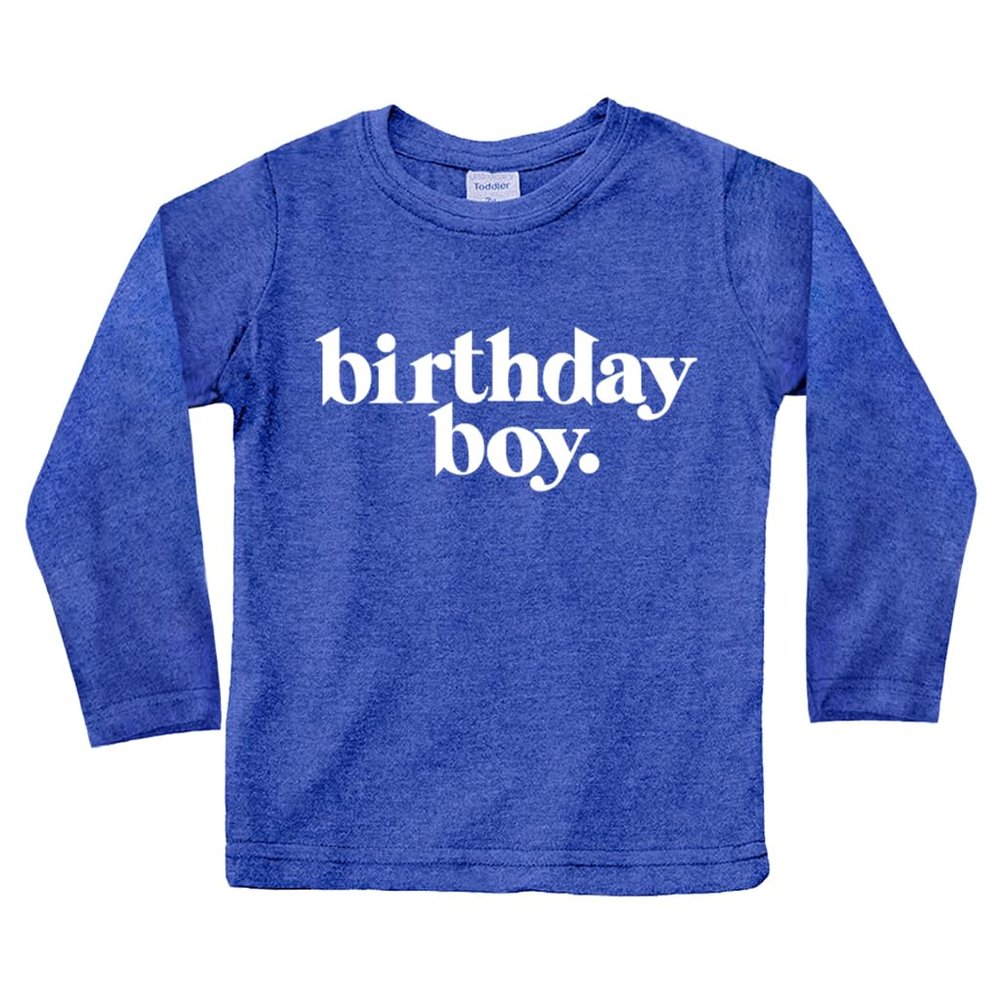 Birthday boy Shirt Toddler Outfit its My Year Old First 1st 2nd 3rd 4th 5th Tshirt (as1, Age, 3_Years, Charcoal Blue - Long Sleeve)