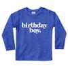 Birthday boy Shirt Toddler Outfit its My Year Old First 1st 2nd 3rd 4th 5th Tshirt (as1, Age, 3_Years, Charcoal Blue - Long Sleeve) view 1