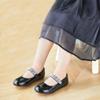 Otter MOMO Toddler/Little Girls Mary Jane Ballerina Flats Shoes Slip-on School Party Dress Black Shoes Size 7 view 2