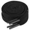 Ouligay 2 Pairs Black Shoe Laces for Sneakers, Flat Black Shoelaces for Sneakers, 5/16" Wide 120cm Shoe Strings for Athletic Shoes Sneaker Running Shoestrings for Women Men Kids view 1