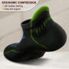 BULLIANT Men Running Socks 6Pairs-Ankle Athletic Socks Wicking Cushioned for Men Walking-Arch Compression Support(6Pairs,Shoes Size:Men 13-15) view 4