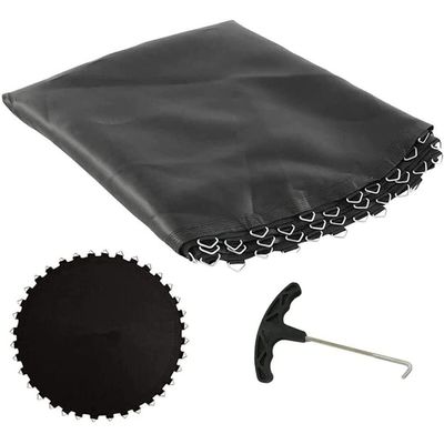 LXUKYG Trampoline Replacement Jumping Mat Trampoline Bounce Mat with 1x Trampoline Spring Puller Hand Tool for Round Trampoline Accessories (Size : 12FT 3.66M (72 Buckles))