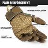 AXBXCX Tactical Gloves for Men Touch Screen Motorcycle Airsoft Paintball Motorbike Outdoor Full Finger Gloves Camouflage L view 4