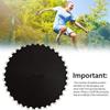 LXUKYG Round Trampoline Replacement Mat Collapsible Bounce Jumping Mat with V-Rings 6ft-16ft for Round Trampoline Accessories (Size : 8FT42buckles) view 4