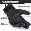 AXBXCX Tactical Gloves for Men Touch Screen Motorcycle Airsoft Paintball Motorbike Outdoor Full Finger Gloves Black S view 4
