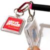 25PCS Clear Acrylic Blank Photo Picture Frame Keyring Square Photo Snap-In Keychain Blank Square Picture Frame Keyring Insert Personalized Keychain for Office School or Home view 3