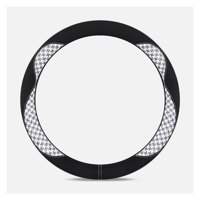 FUERU Car Steering Wheel Cover Set Universal Car Steering Wheel Cover Ice Silk Linen Breathable Moisture Drainage Fashion Car Interior (Color : 3#)