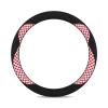 FUERU Car Steering Wheel Cover Set Universal Car Steering Wheel Cover Ice Silk Linen Breathable Moisture Drainage Fashion Car Interior (Color : 4#) view 1