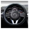 FUERU Car Steering Wheel Cover Set Universal Car Steering Wheel Cover Genuine Leather Breathable Sweat-Absorbing Delicate Car Interior (Color : 1#) view 1
