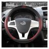 FUERU Car Steering Wheel Cover Set Universal Car Steering Wheel Cover Carbon Fiber Leather Ultra-Thin Fit Fashion Car Interior (Color : 8#) view 1
