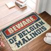 Dsoluuing Bar Decor for Home Beware of Belgian Malinois Rug Summer Front Door Mat Home Sweet Home Rug (Size : 65X90CM) view 1