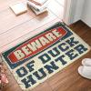 Welcome Rugs Front Door Indoor Beware of Duck Hunter Rug Outdoor Doormat Things for Boys Room (Size : 65X90CM) view 1