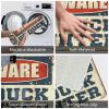 Welcome Rugs Front Door Indoor Beware of Duck Hunter Rug Outdoor Doormat Things for Boys Room (Size : 65X90CM) view 4