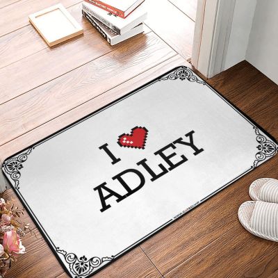Abipuir Summer Front Door Mat I Love Adley Doormat Home Entrance Decor Outdoor Fall Decor (Color : Colour, Size : 50X80CM)