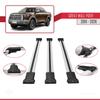 accessorypart Compatible with Great Wall Poer 2019-2025 Fly Model Car Roof Rack Cross Bar Grey Aluminium 3 Bars view 3