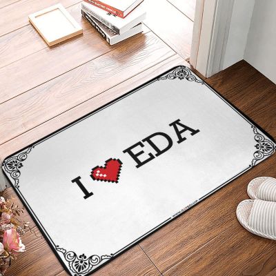 Abipuir Doormats for Indoor Entrance Home I Love EDA Doormat Welcome Mats Funny Outdoor Fall Door Mat (Color : Colour, Size : 65X90CM)