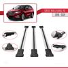 accessorypart Compatible with Great Wall Haval H2 2019-2021 Fly Model Car Roof Rack Cross Bar Grey Aluminium 3 Bars view 3