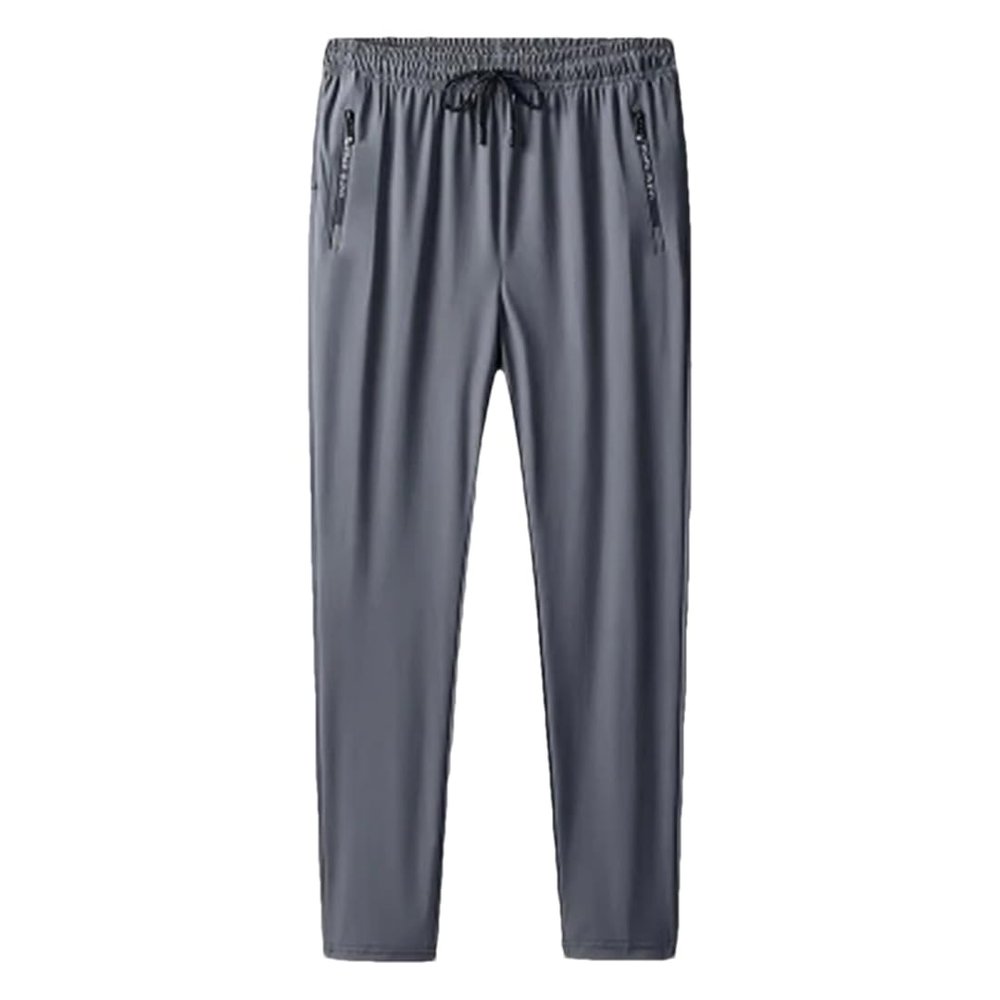 REHJJDFD Summer Men Breathable Comfortable Joggers Pants Men Casual Elastic Trousers Men Hiking Sweatpants ZKZ005gray901 S
