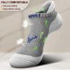 BULLIANT Men Running Socks 6Pairs-Ankle Athletic Socks Wicking Cushioned for Men Walking-Arch Compression Support(6Pairs,Shoes Size:Men 10-12) view 2
