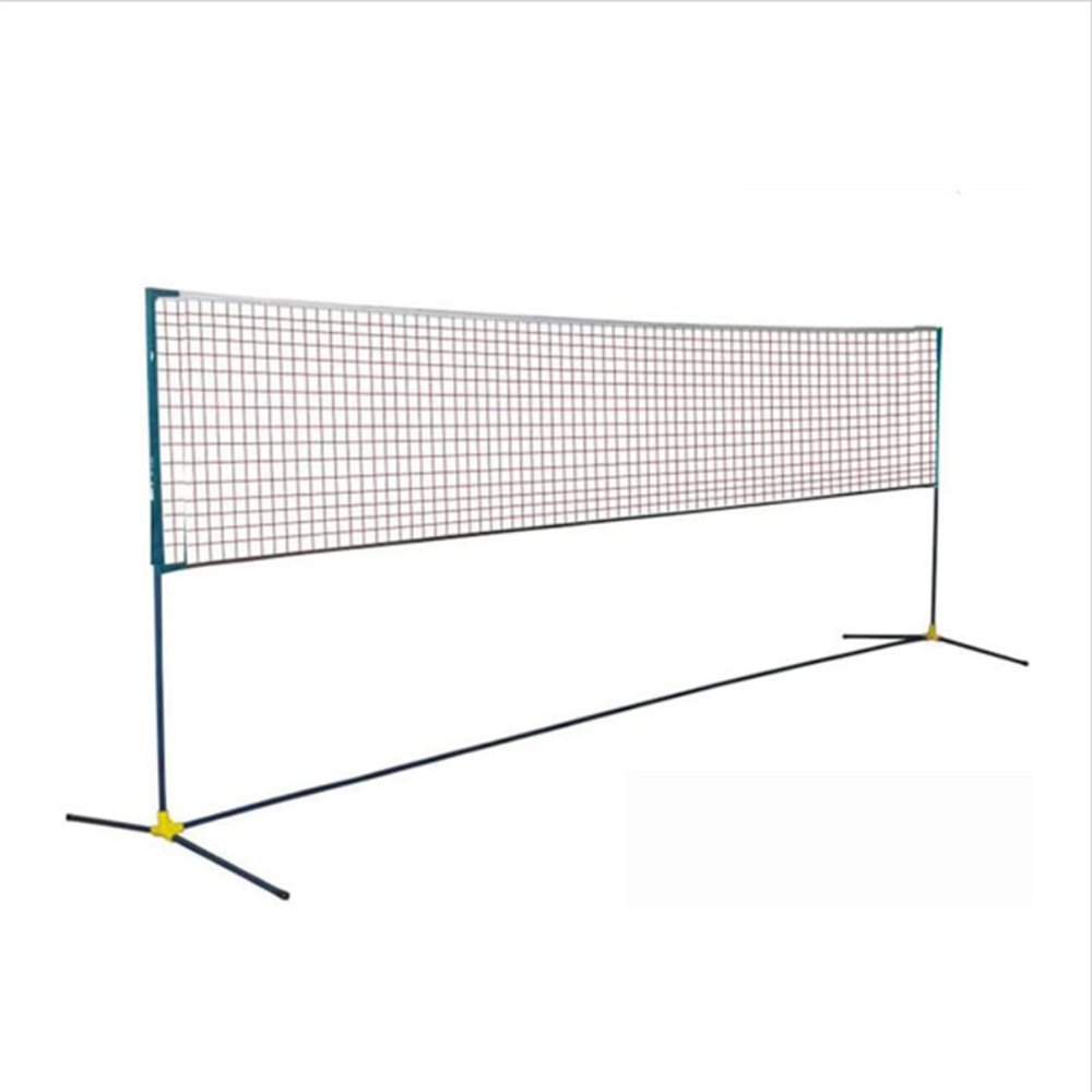 Portable Badminton Net Set, Easy Setup Nylon Sports Net with Poles,for Indoor or Outdoor Court, Beach Net for Tennis