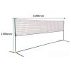 Portable Badminton Net Set, Easy Setup Nylon Sports Net with Poles,for Indoor or Outdoor Court, Beach Net for Tennis view 2